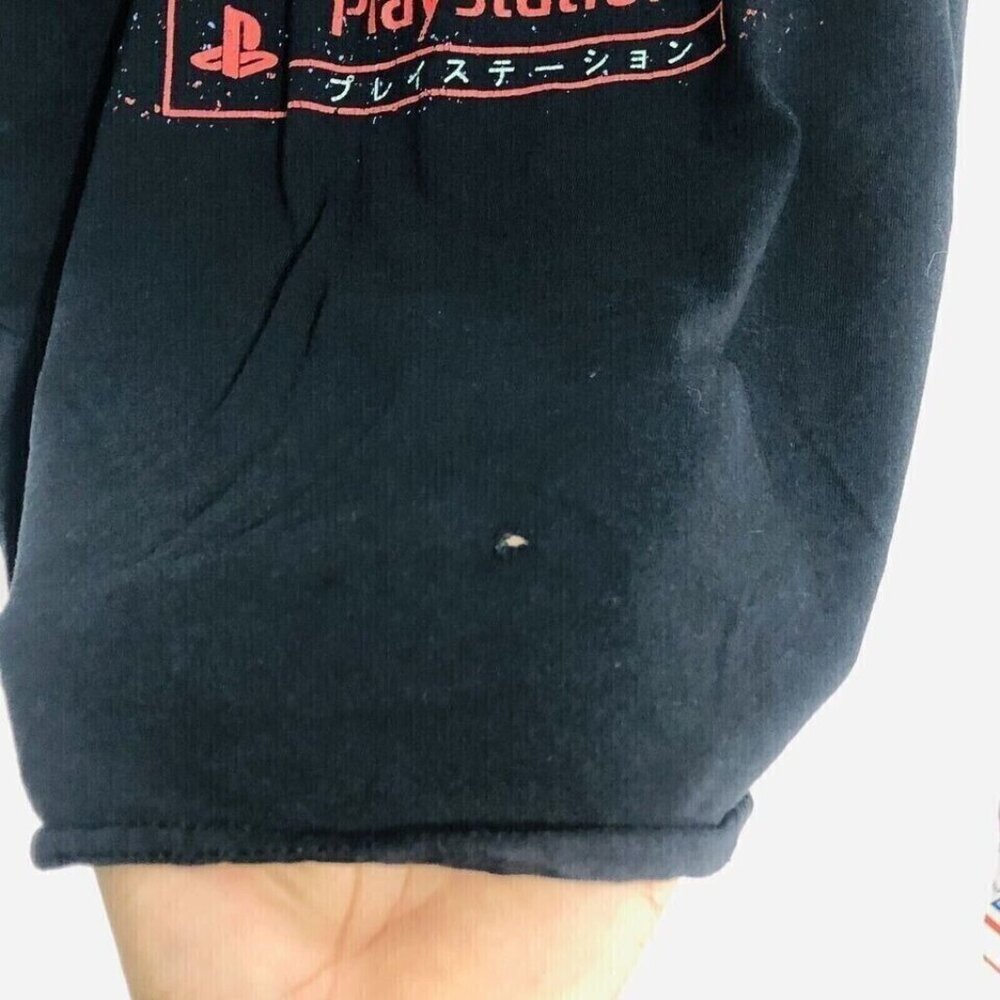 PlayStation T-Shirt Sony Japanese Logo Black Size Medium Vidoe Game Tee - Picture 3 of 7